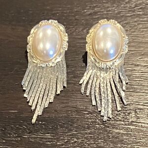 Pearl Fringe Earrings